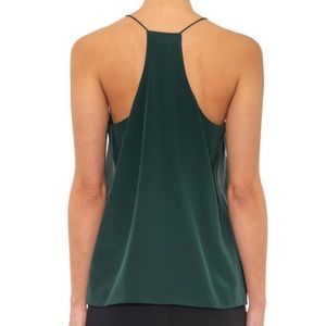 Tibi Classic Racerback, dark green